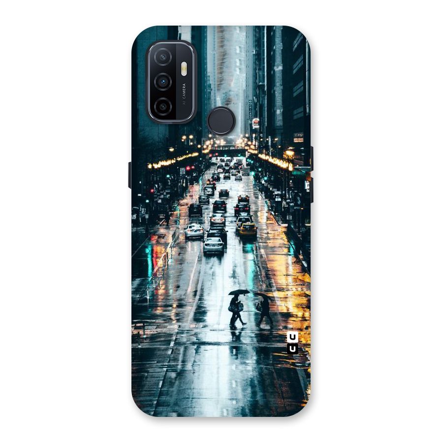 NY Streets Rainy Back Case for Oppo A32