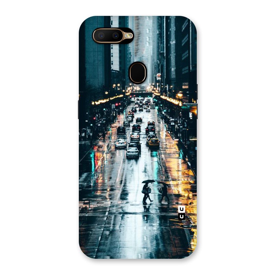NY Streets Rainy Back Case for Oppo A5s