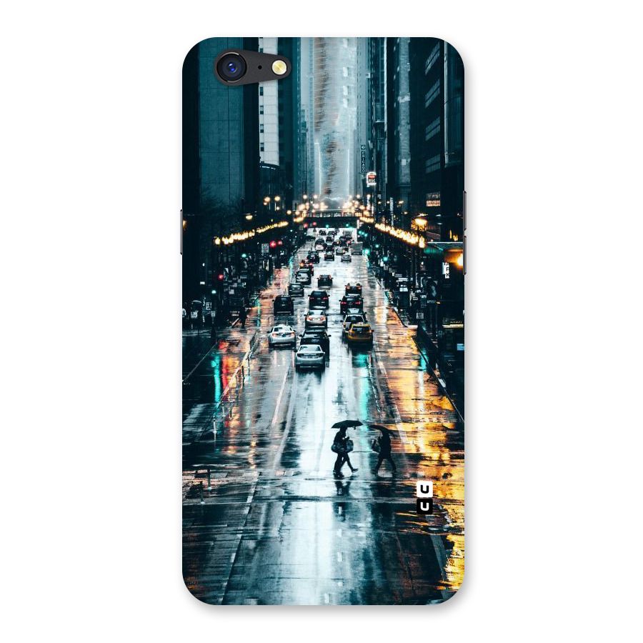 NY Streets Rainy Back Case for Oppo A71