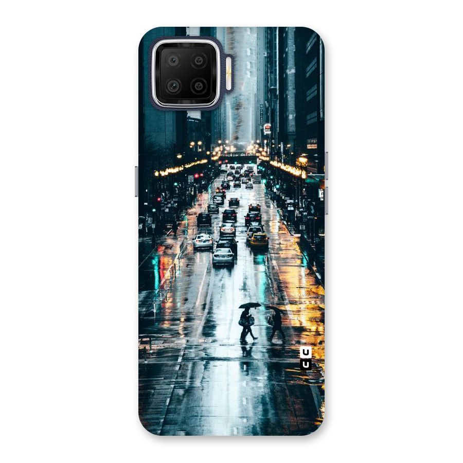 NY Streets Rainy Back Case for Oppo F17