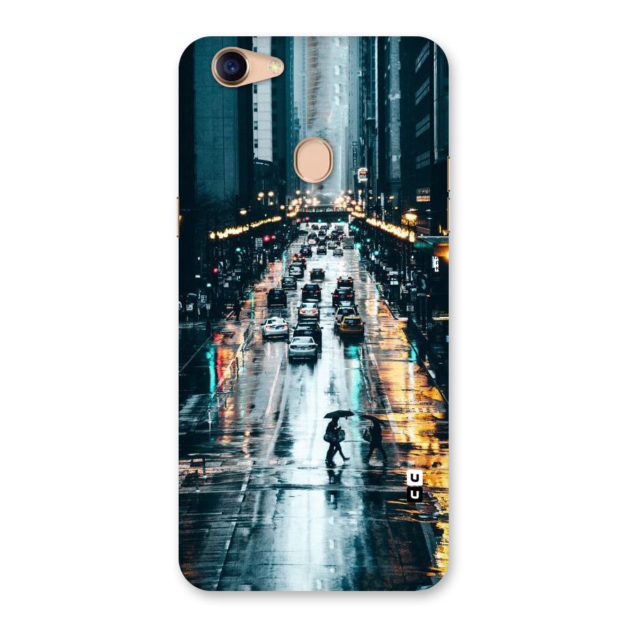 NY Streets Rainy Back Case for Oppo F5