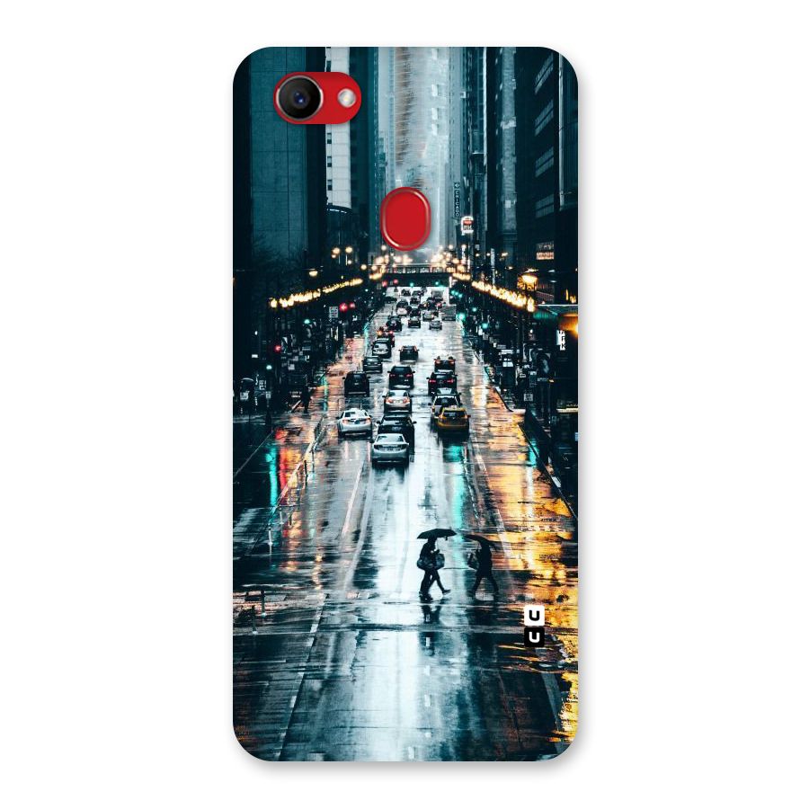 NY Streets Rainy Back Case for Oppo F7