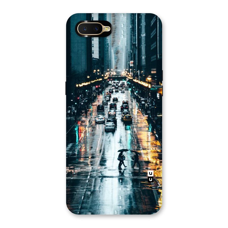 NY Streets Rainy Back Case for Oppo K1