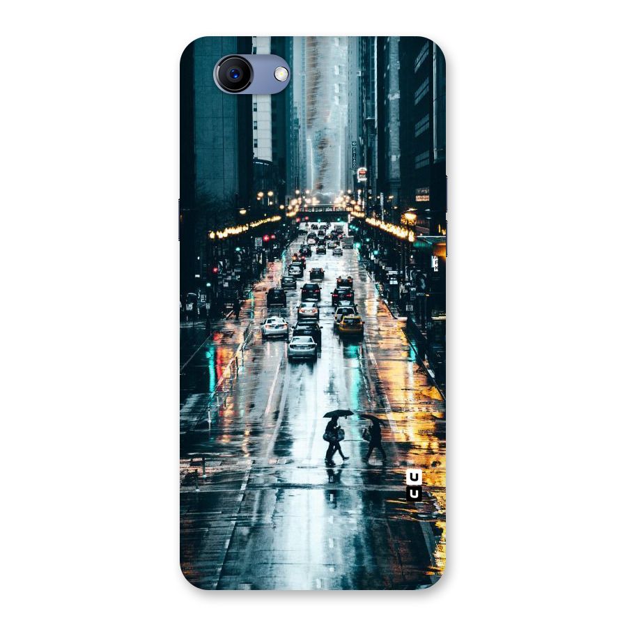 NY Streets Rainy Back Case for Oppo Realme 1
