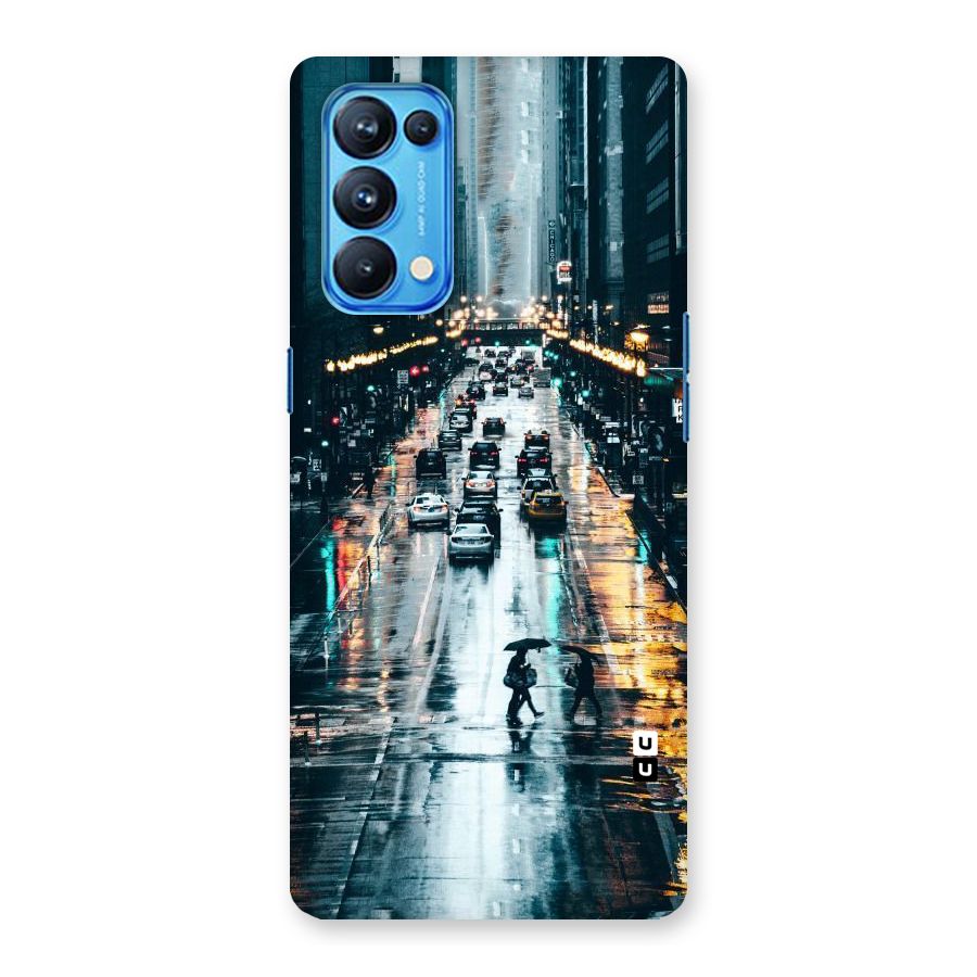 NY Streets Rainy Back Case for Oppo Reno5 Pro 5G