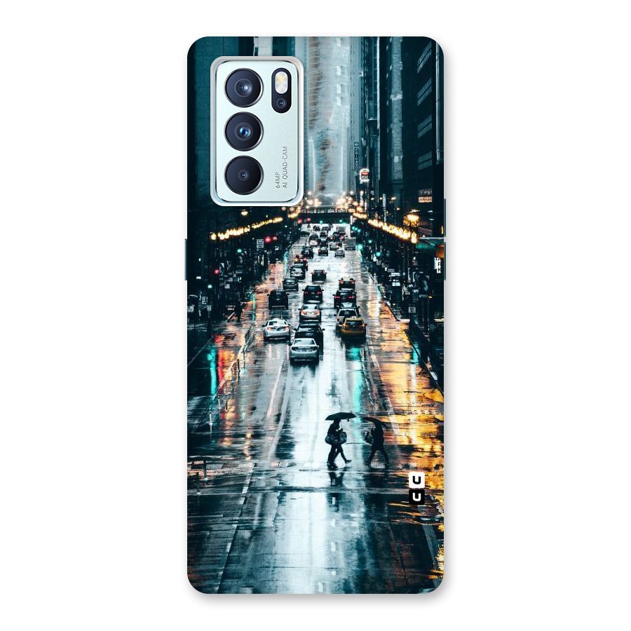 NY Streets Rainy Back Case for Oppo Reno6 Pro 5G