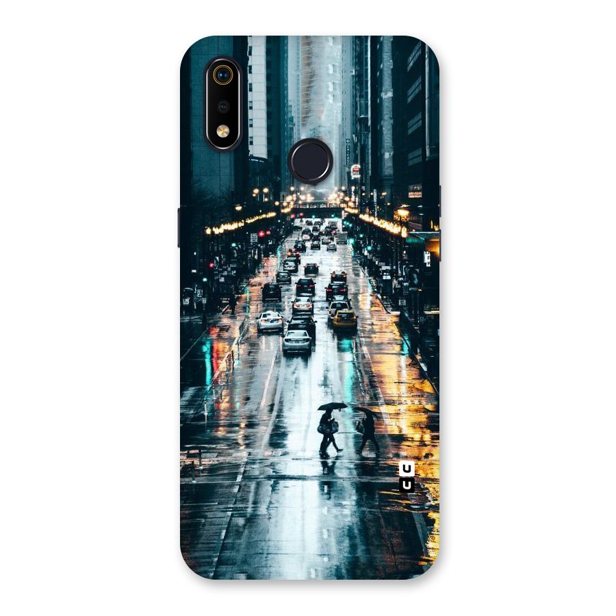 NY Streets Rainy Back Case for Realme 3i