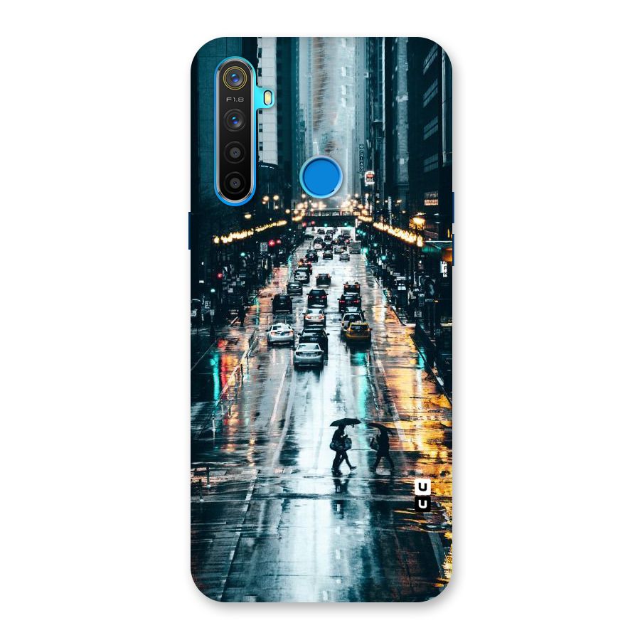 NY Streets Rainy Back Case for Realme 5