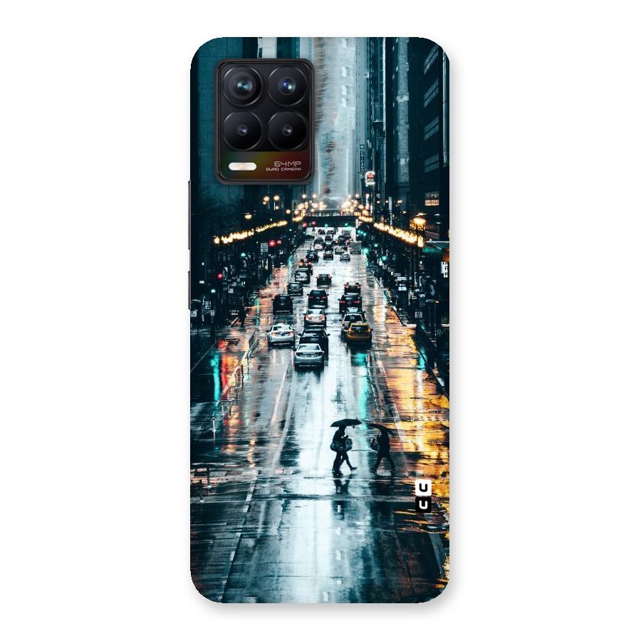 NY Streets Rainy Back Case for Realme 8