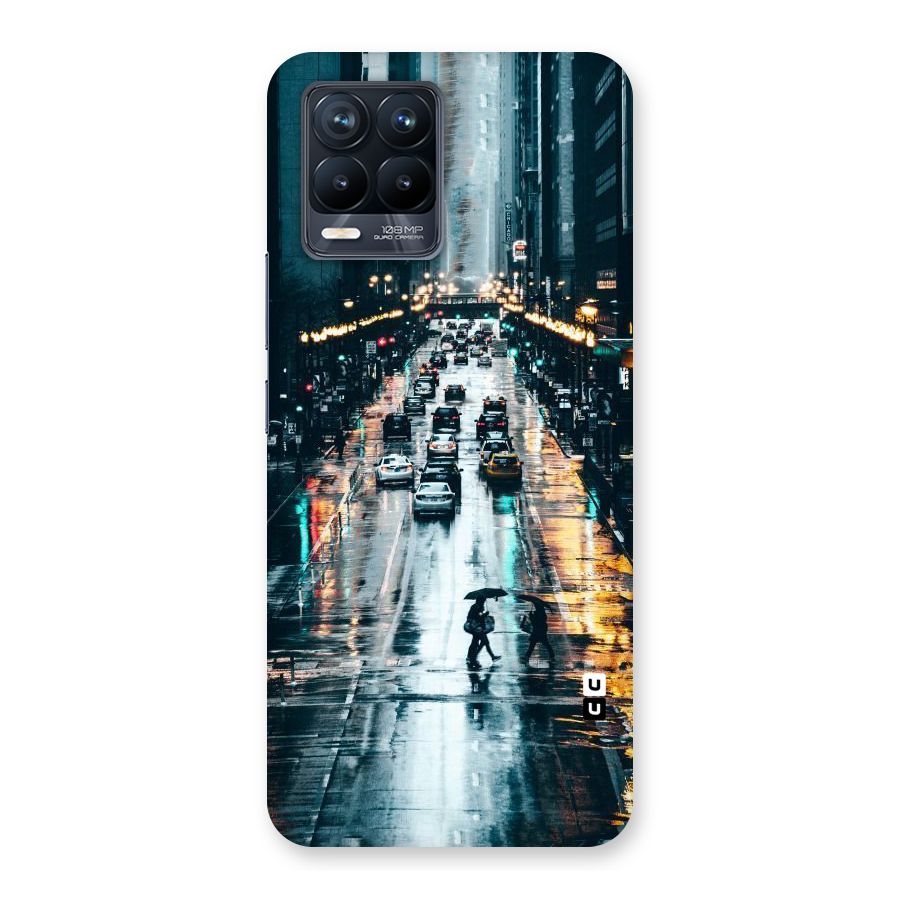NY Streets Rainy Back Case for Realme 8 Pro