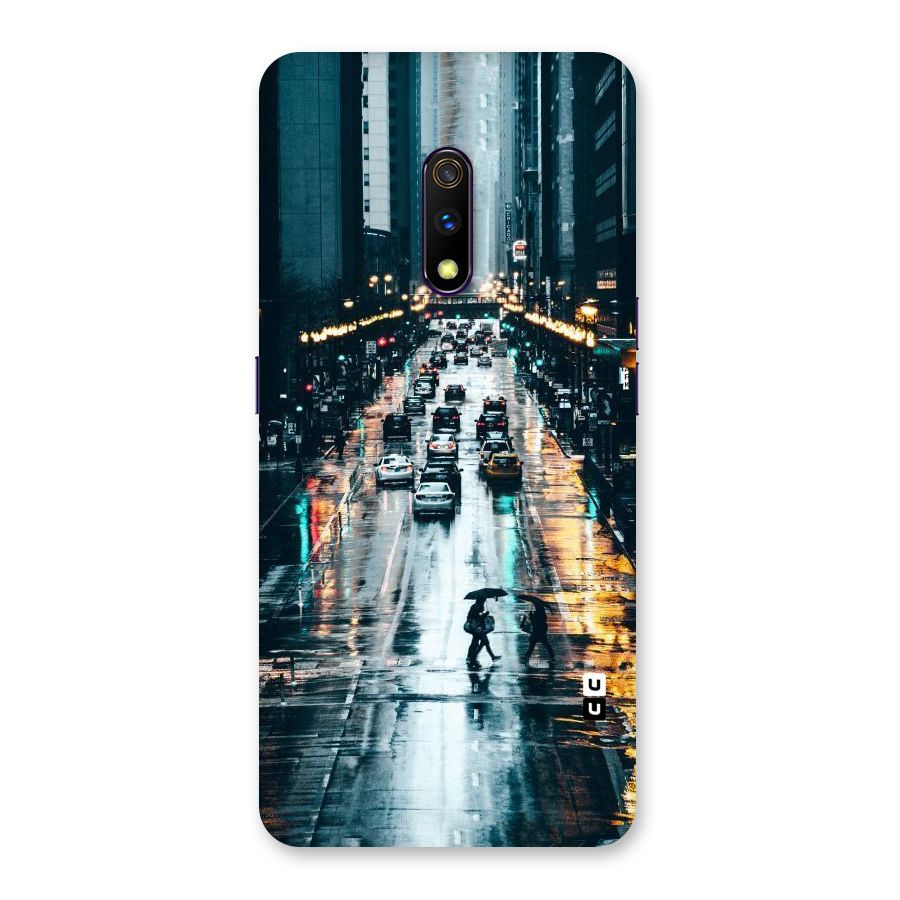 NY Streets Rainy Back Case for Realme X