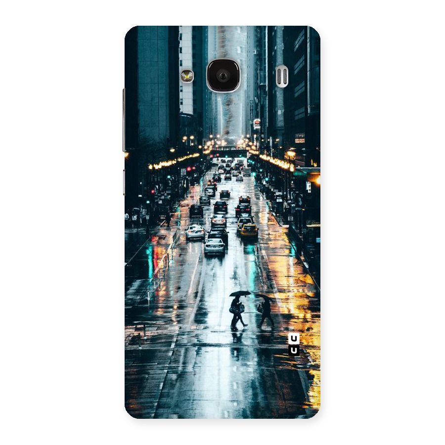 NY Streets Rainy Back Case for Redmi 2