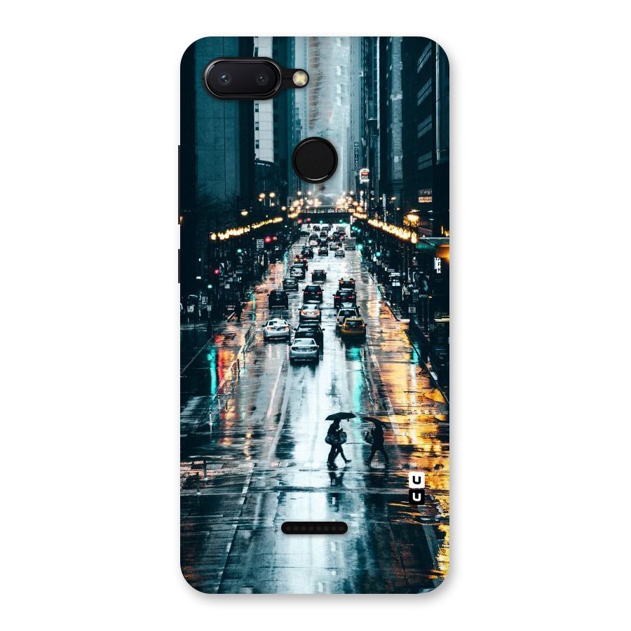 NY Streets Rainy Back Case for Redmi 6