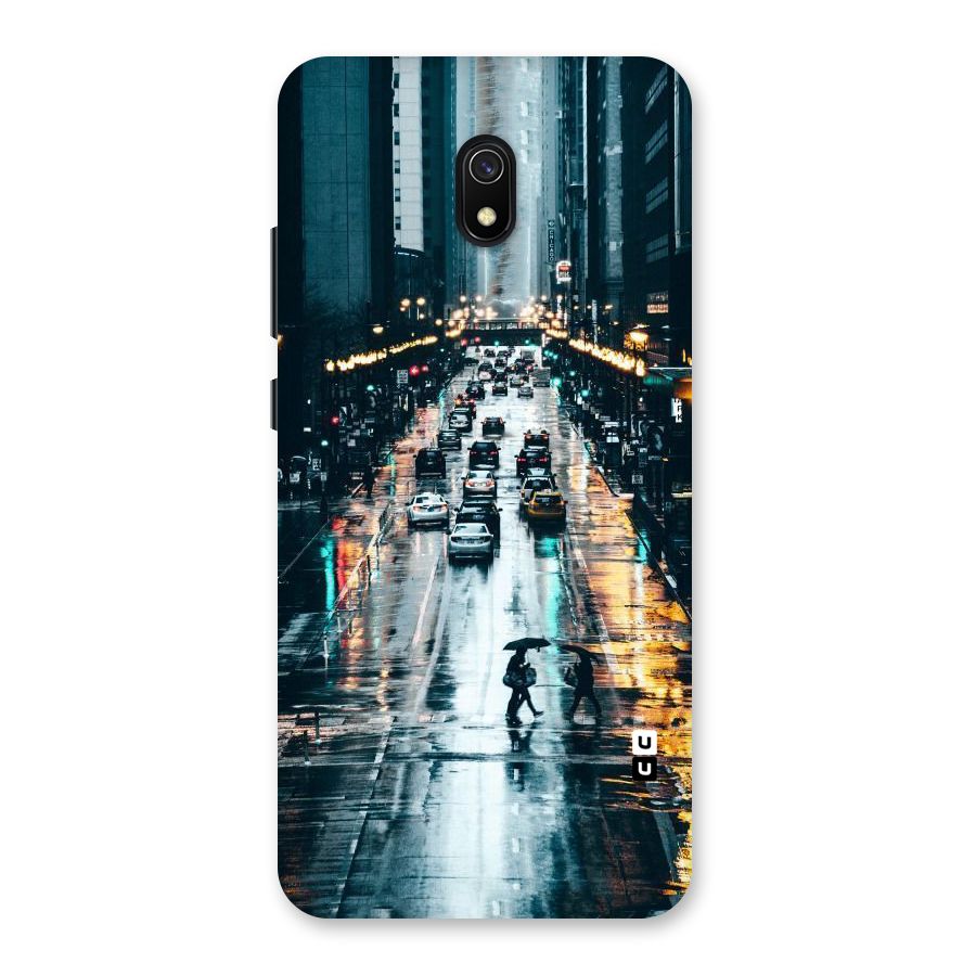 NY Streets Rainy Back Case for Redmi 8A