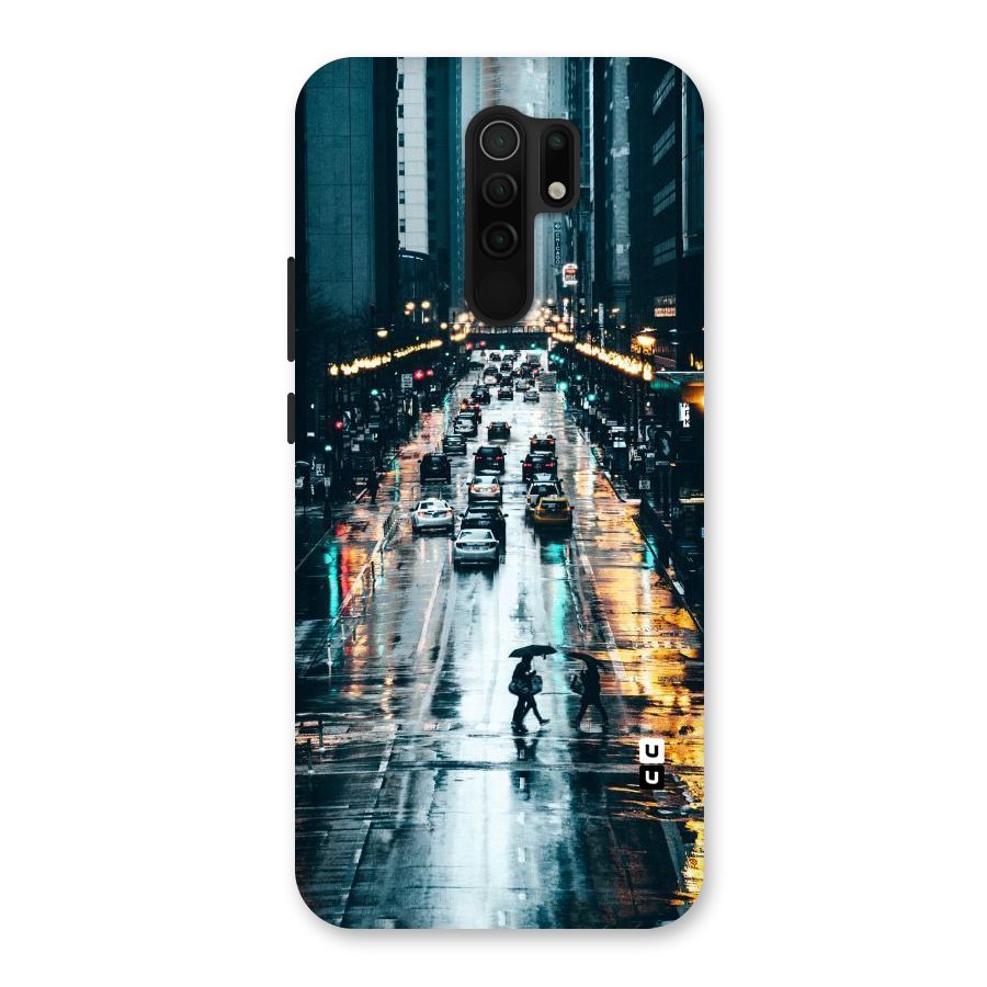 NY Streets Rainy Back Case for Redmi 9 Prime