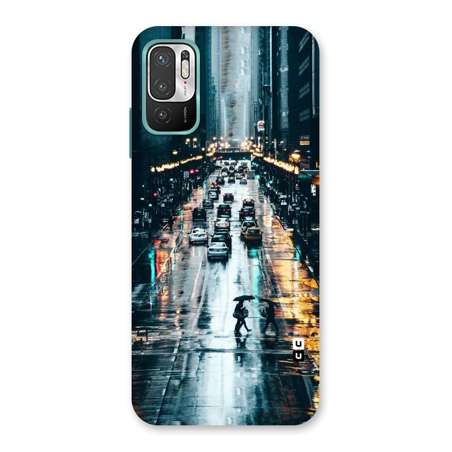 NY Streets Rainy Back Case for Redmi Note 10T 5G