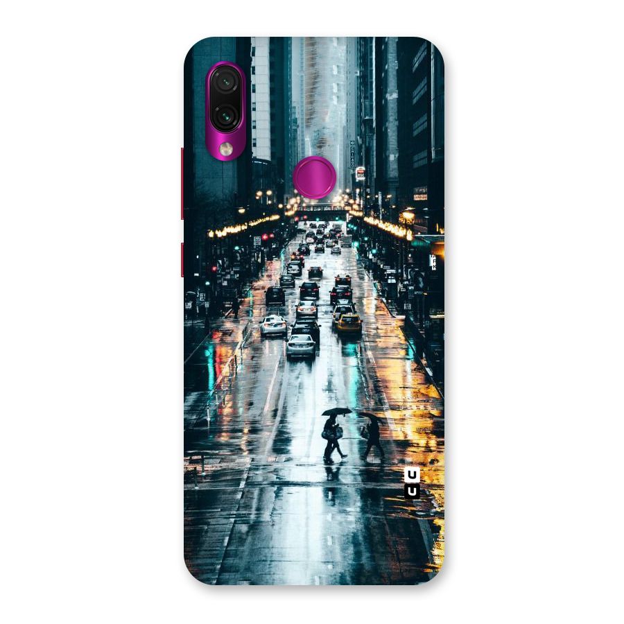 NY Streets Rainy Back Case for Redmi Note 7 Pro