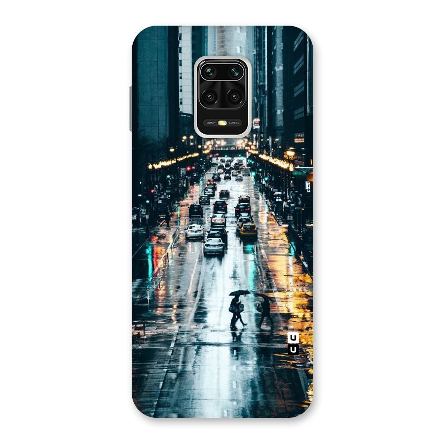 NY Streets Rainy Back Case for Redmi Note 9 Pro