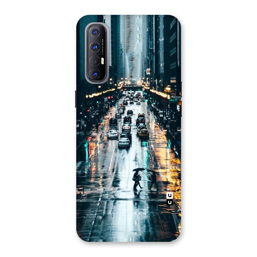 NY Streets Rainy Back Case for Reno3 Pro
