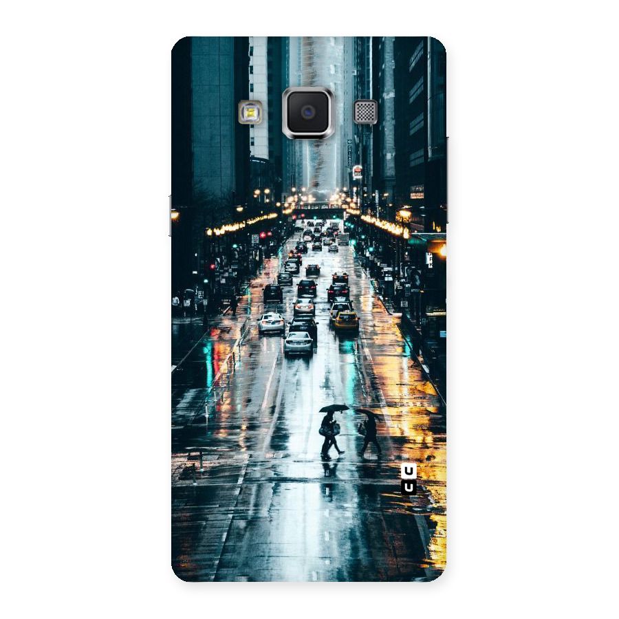 NY Streets Rainy Back Case for Samsung Galaxy A5
