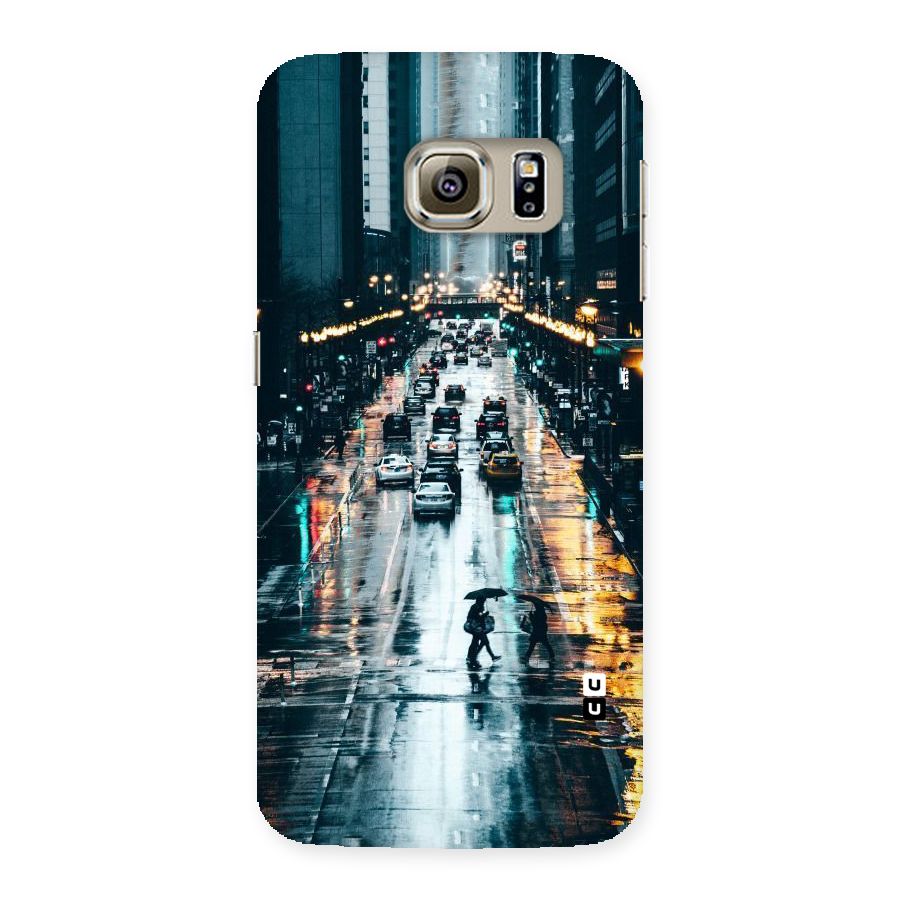 NY Streets Rainy Back Case for Samsung Galaxy S6 Edge