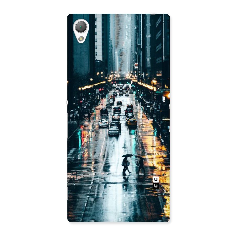 NY Streets Rainy Back Case for Sony Xperia Z3