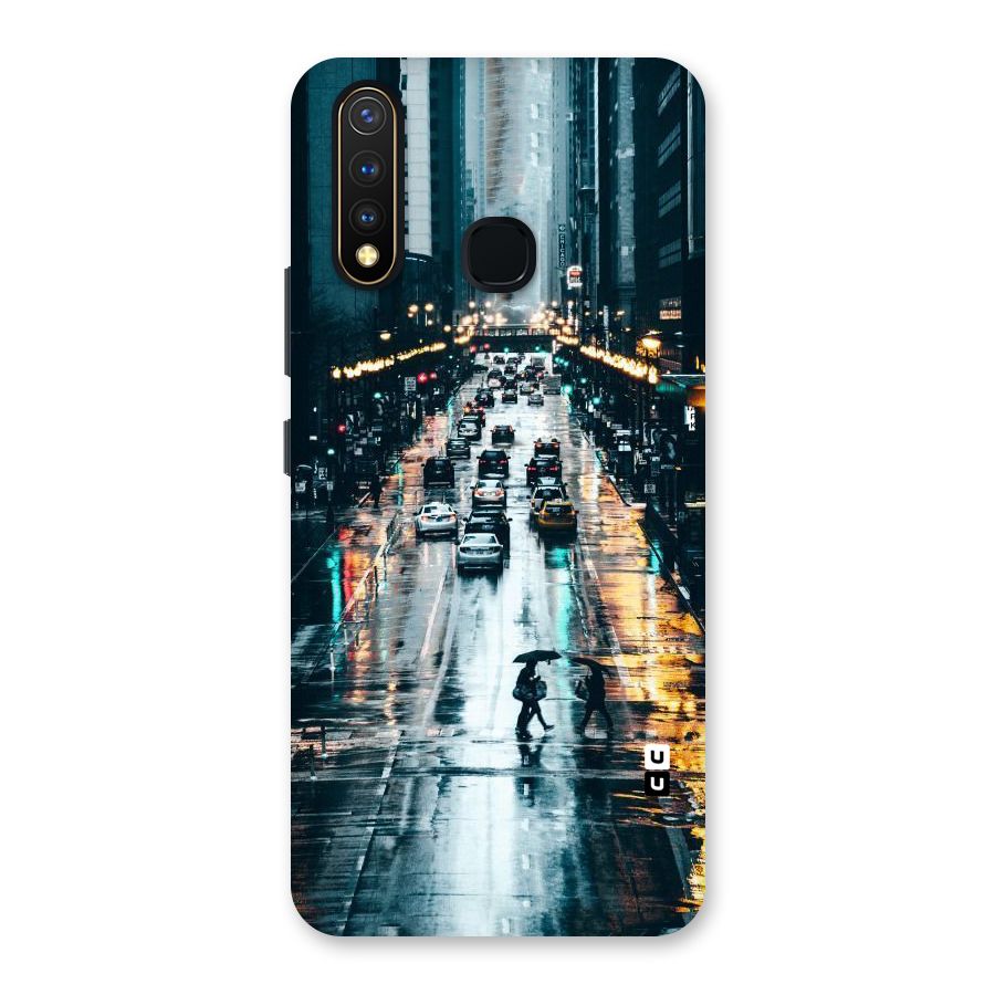 NY Streets Rainy Back Case for Vivo U20