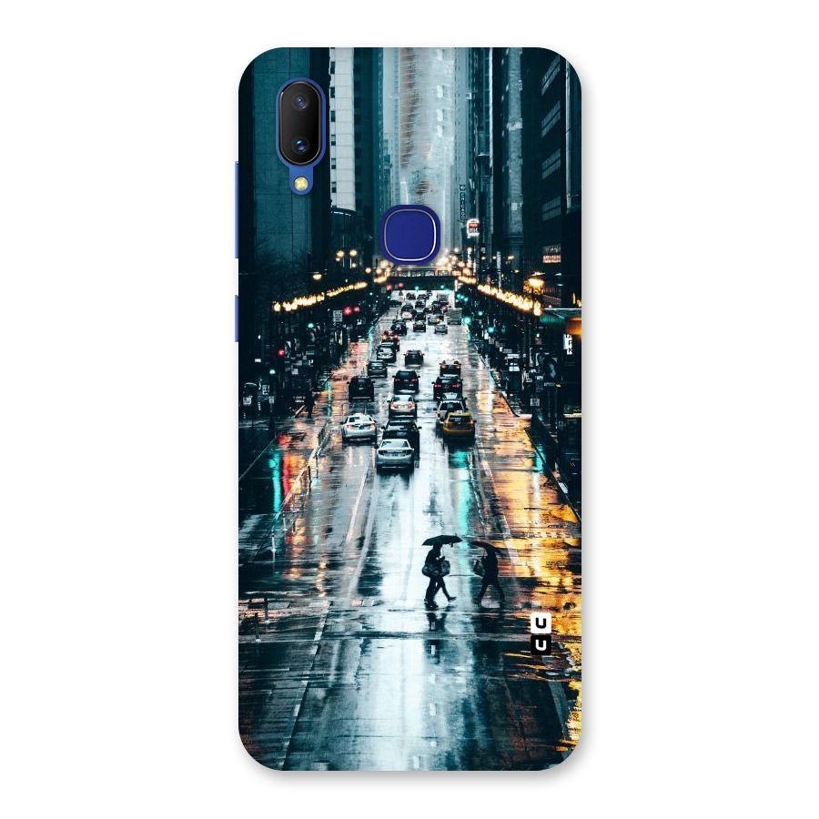 NY Streets Rainy Back Case for Vivo V11