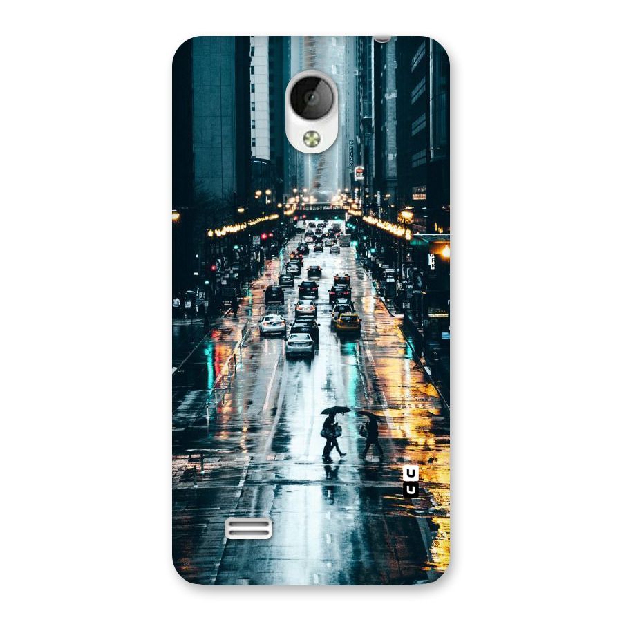 NY Streets Rainy Back Case for Vivo Y21