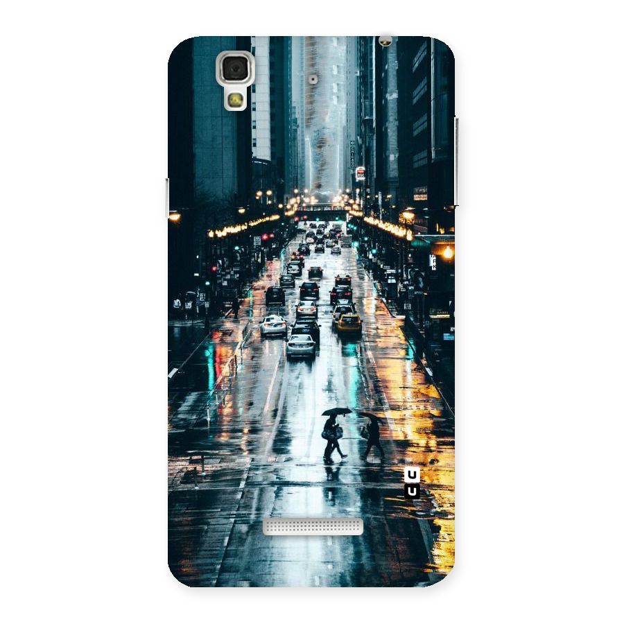 NY Streets Rainy Back Case for Yu Yureka