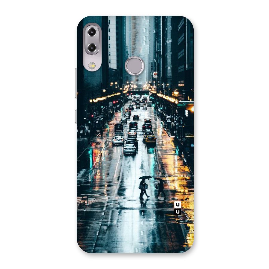 NY Streets Rainy Back Case for Zenfone 5Z
