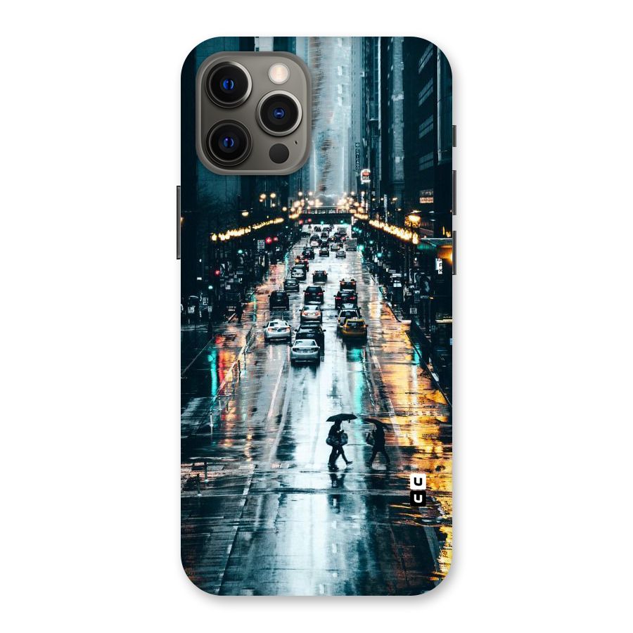 NY Streets Rainy Back Case for iPhone 12 Pro Max