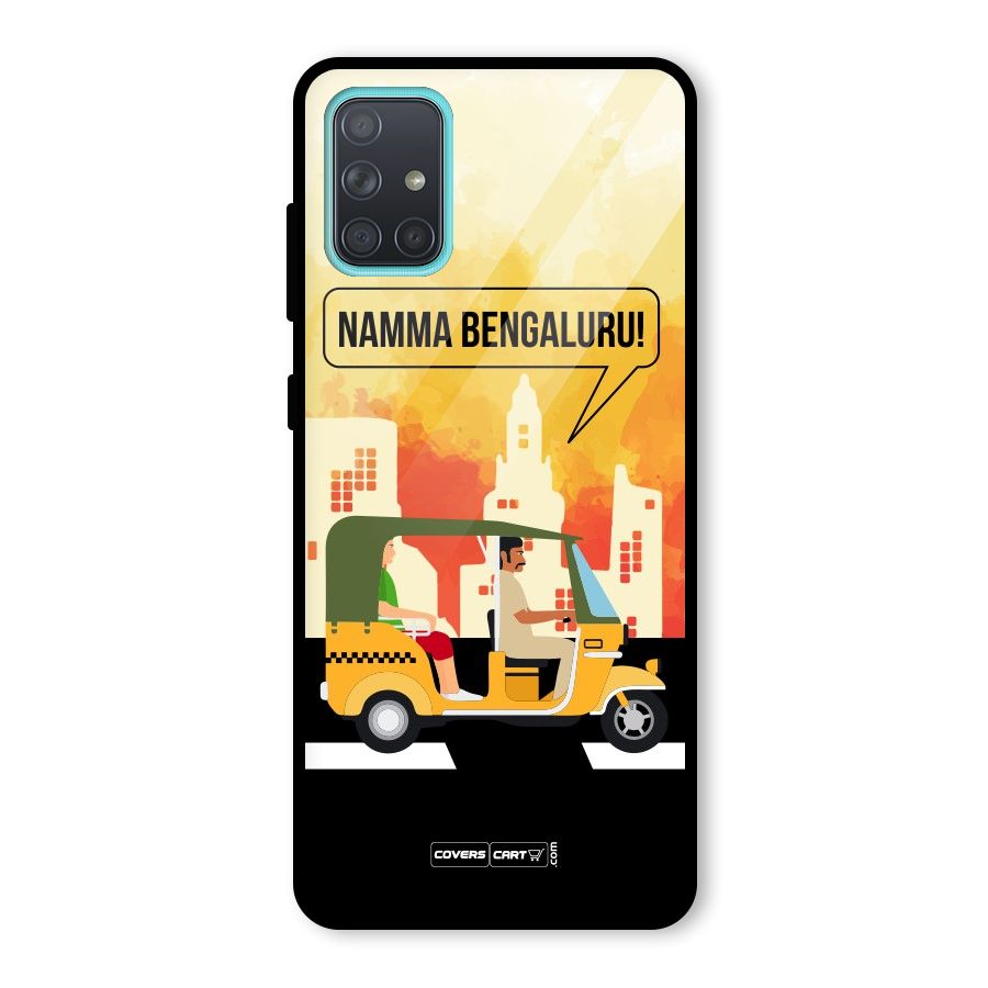 Namma Bengaluru Glass Back Case for Galaxy A71