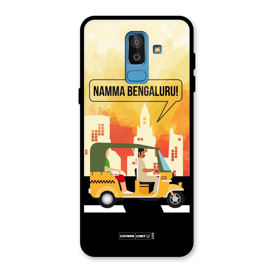 Namma Bengaluru Glass Back Case for Galaxy J8