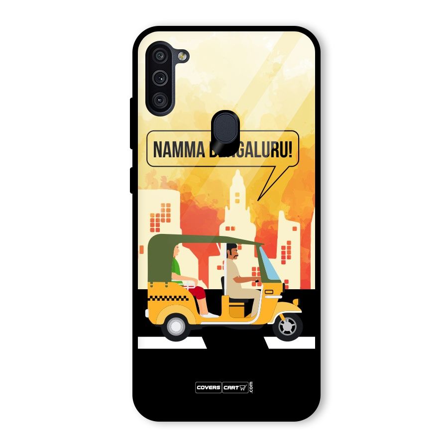 Namma Bengaluru Glass Back Case for Galaxy M11