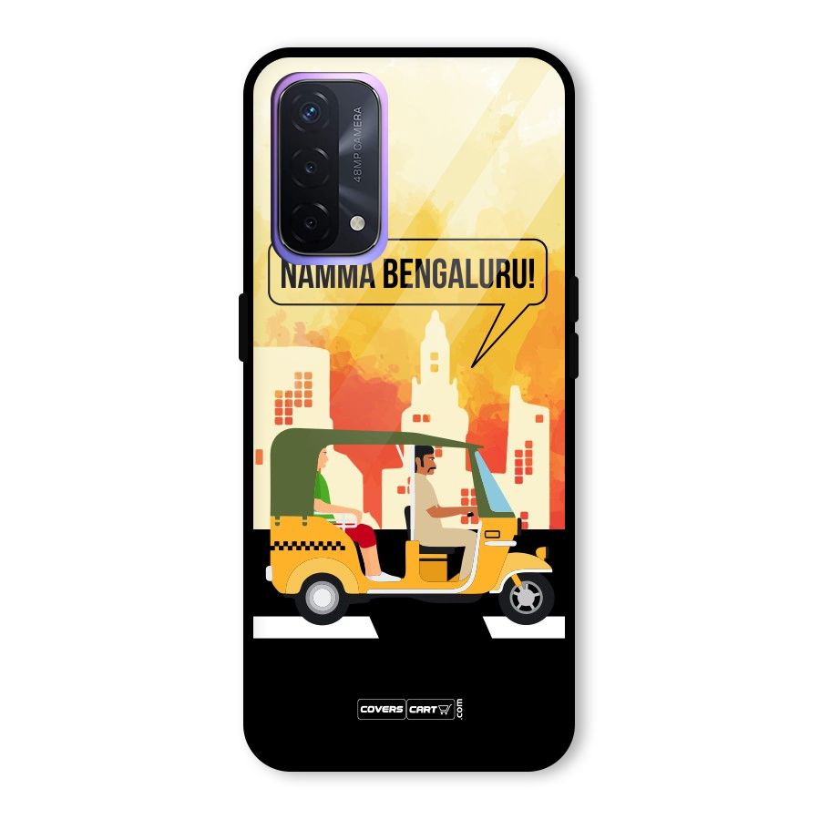 Namma Bengaluru Glass Back Case for Oppo A74 5G