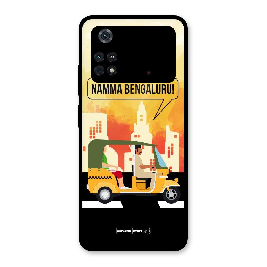 Namma Bengaluru Glass Back Case for Poco M4 Pro 4G