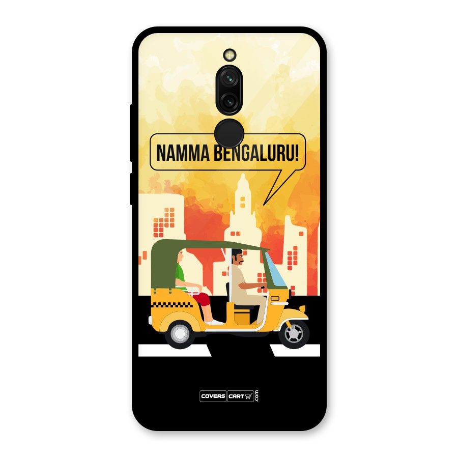 Namma Bengaluru Glass Back Case for Redmi 8