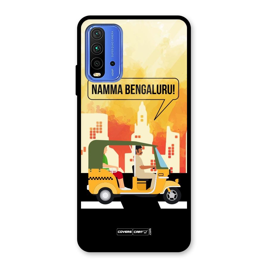 Namma Bengaluru Glass Back Case for Redmi 9 Power