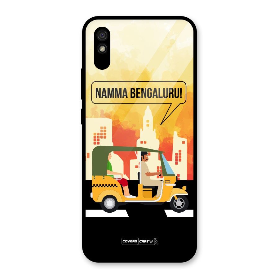 Namma Bengaluru Glass Back Case for Redmi 9i