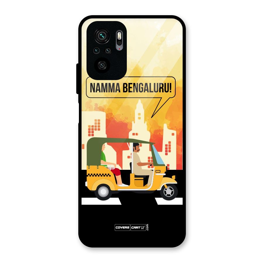 Namma Bengaluru Glass Back Case for Redmi Note 10S
