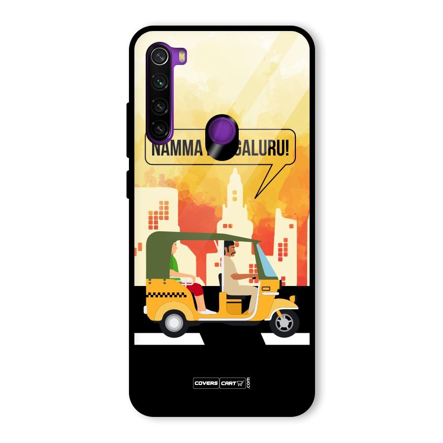 Namma Bengaluru Glass Back Case for Redmi Note 8