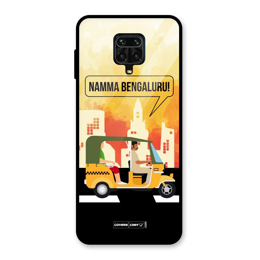 Namma Bengaluru Glass Back Case for Redmi Note 9 Pro