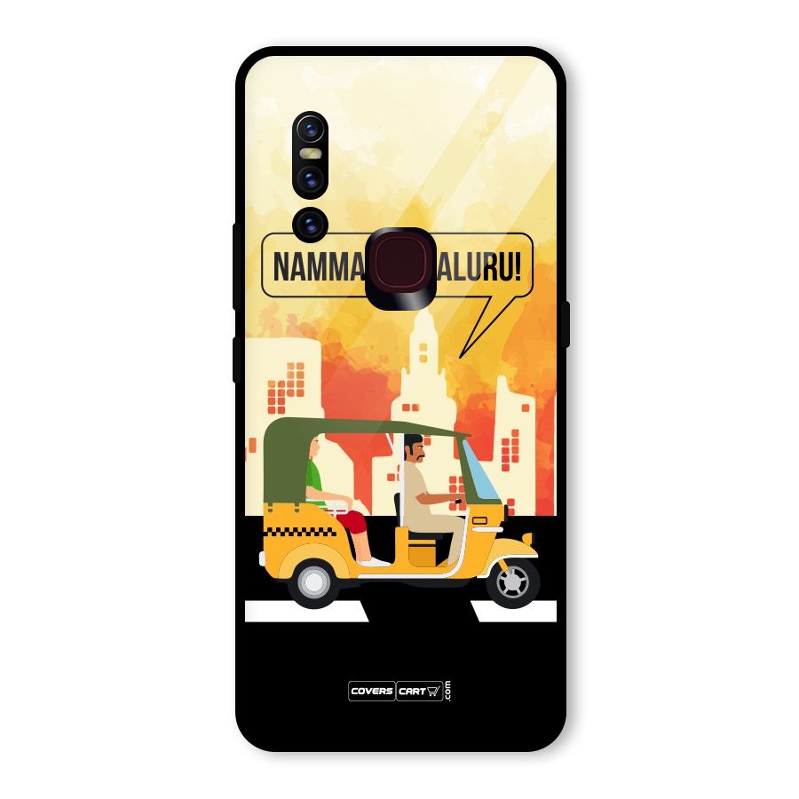 Namma Bengaluru Glass Back Case for Vivo V15
