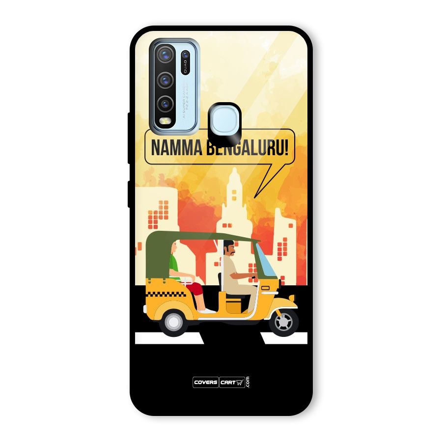 Namma Bengaluru Glass Back Case for Vivo Y30