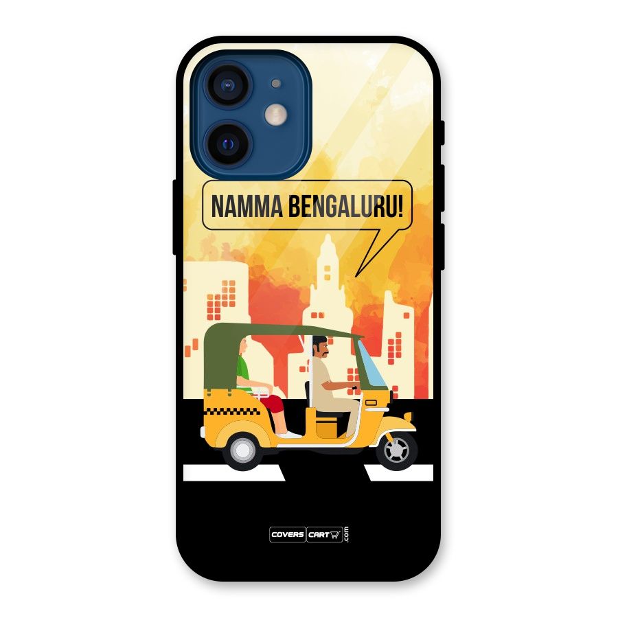 Namma Bengaluru Glass Back Case for iPhone 12 Mini