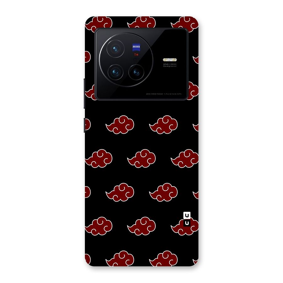 Naruto Akatsuki Pattern Back Case for Vivo X80
