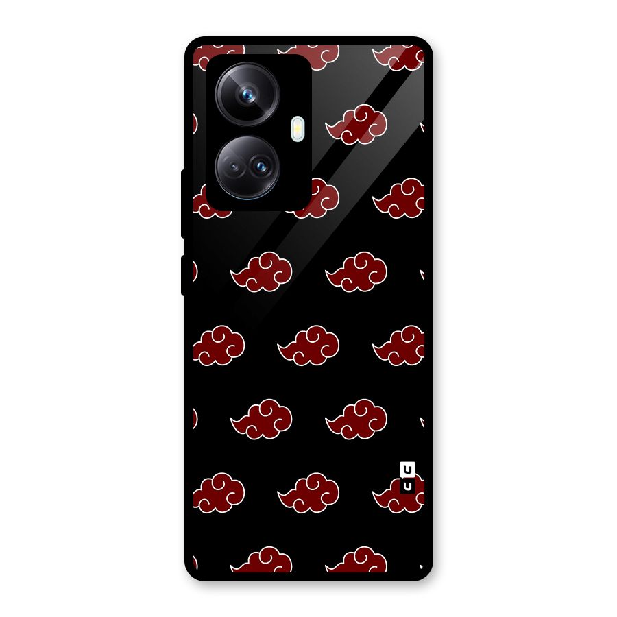 Naruto Akatsuki Pattern Glass Back Case for Realme 10 Pro Plus