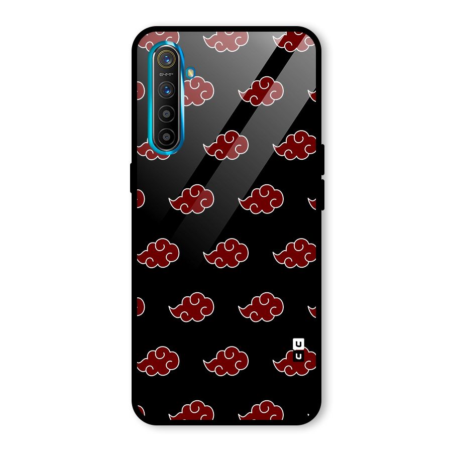 Naruto Akatsuki Pattern Glass Back Case for Realme X2