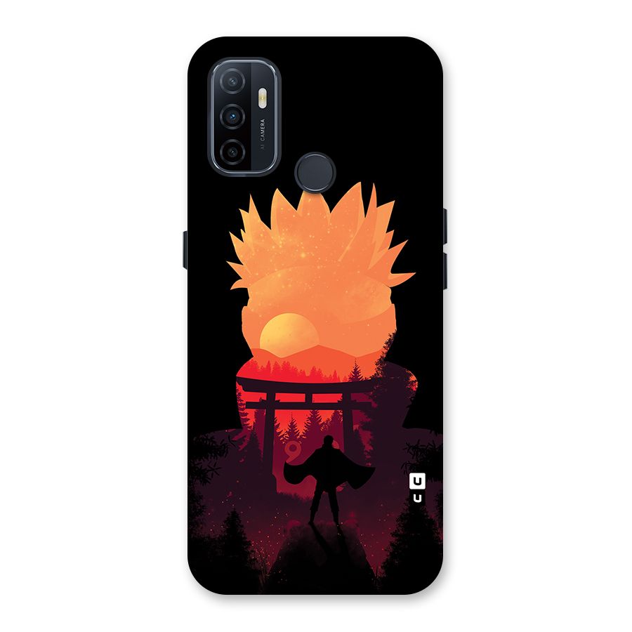 Naruto Anime Sunset Art Back Case for Oppo A32